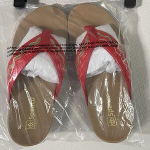 Spenco La Paz Flip Flop Sandal Womens 8D Bittersweet